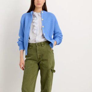 NWT! Alex Mill Button-Back Crewneck Sweater- Small